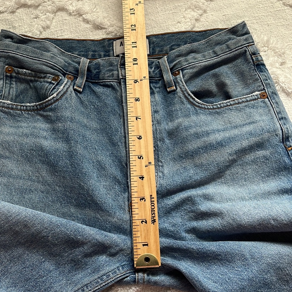 Agolde Light Blue High Rise Jeans - Picture 8 of 16
